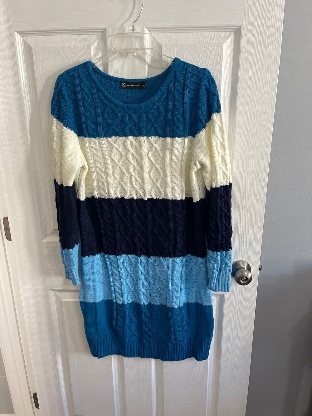 New York & Company Sweater Dress Size L
